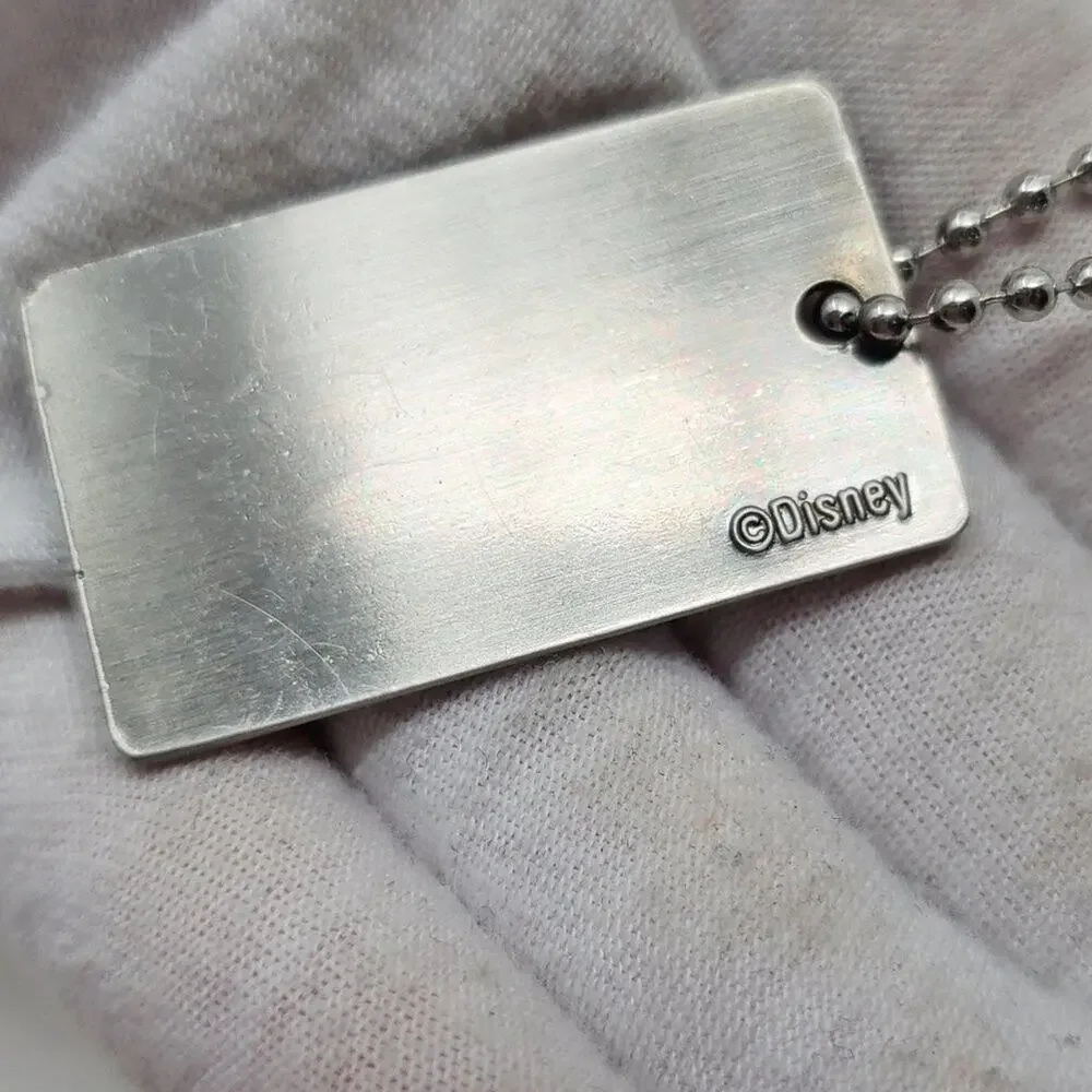 Disney 'Buddy' Paw Print Dog Tag Necklace
